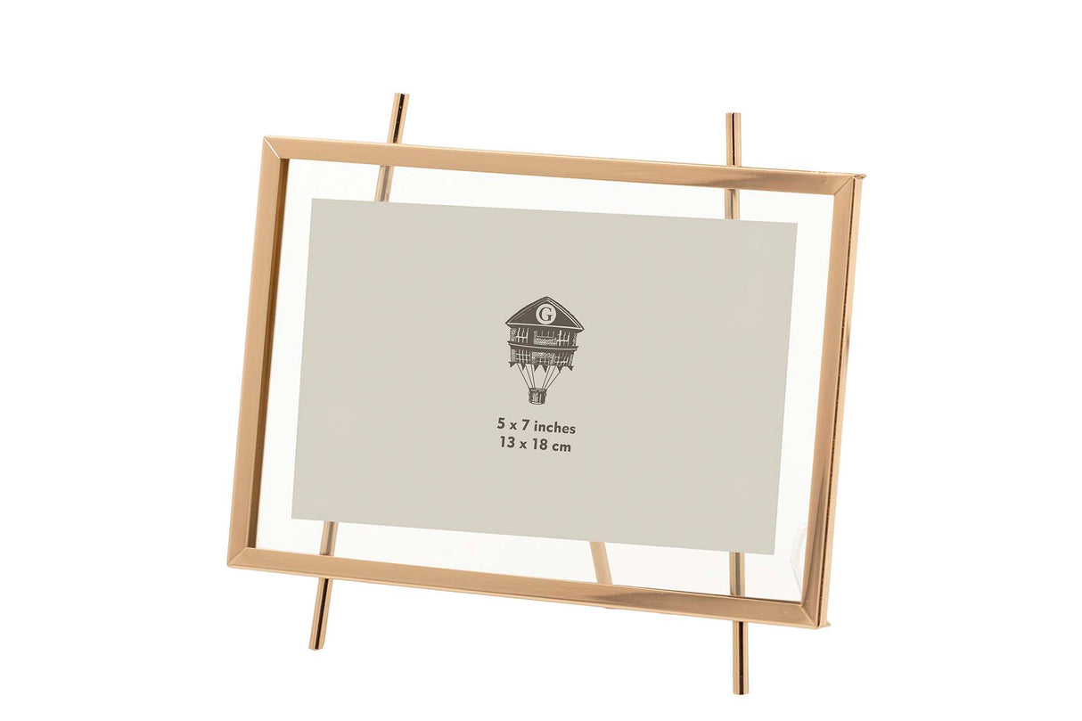 PORTAFOTOS METAL DORADO 18x13 CM