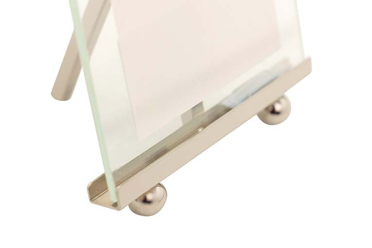 PORTAFOTOS METAL PLATEADO 10x15 CM