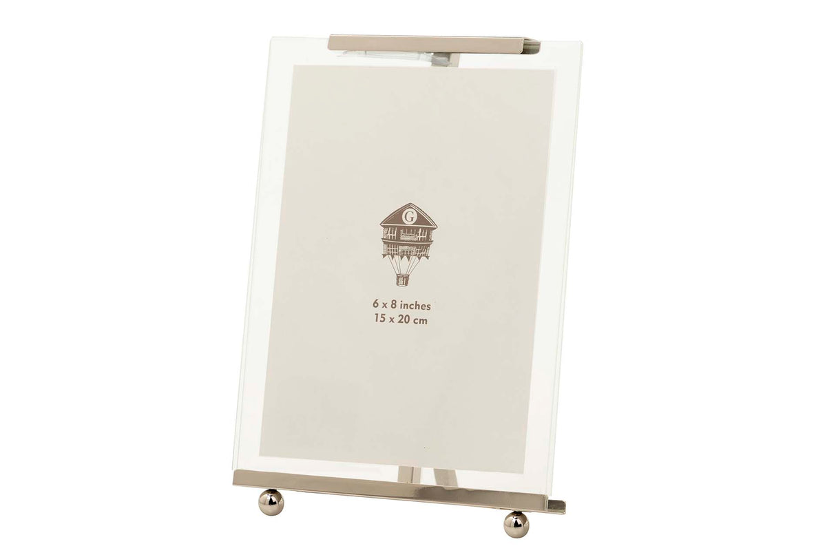 PORTAFOTOS METAL PLATEADO 15x20 CM