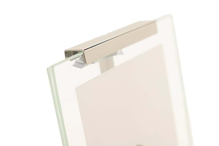 PORTAFOTOS METAL PLATEADO 20x25 CM