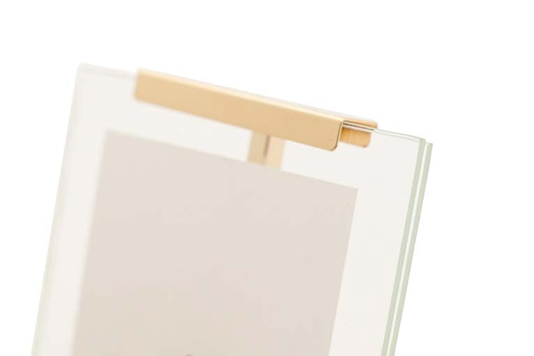 PORTAFOTOS METAL DORADO 10x15 CM