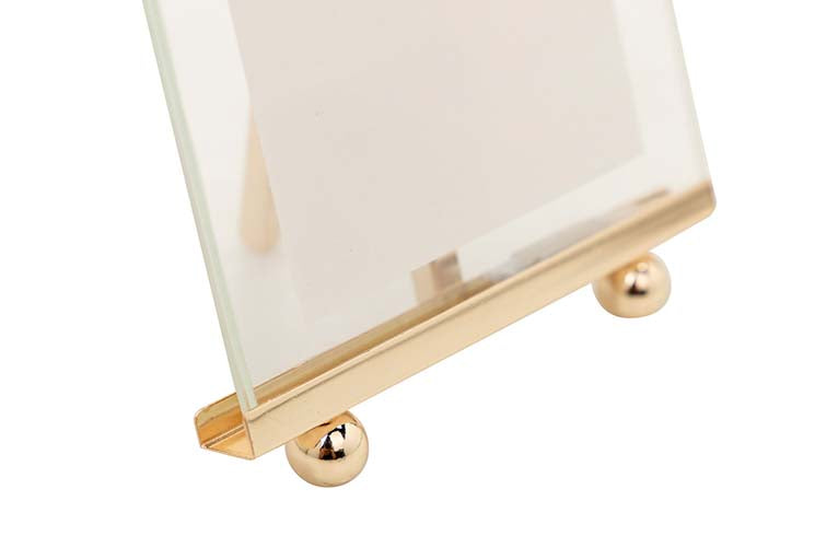 PORTAFOTOS METAL DORADO 10x15 CM