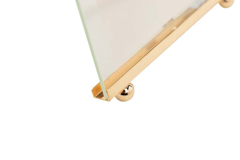 PORTAFOTOS METAL DORADO 15x20 CM