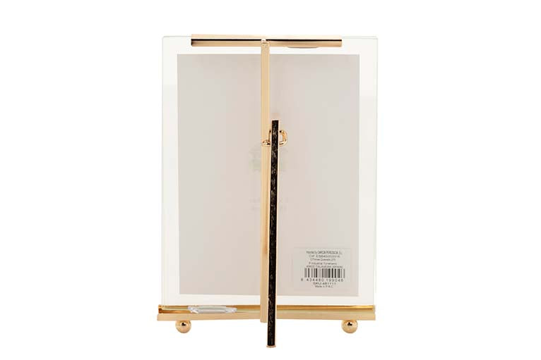 PORTAFOTOS METAL DORADO 15x20 CM