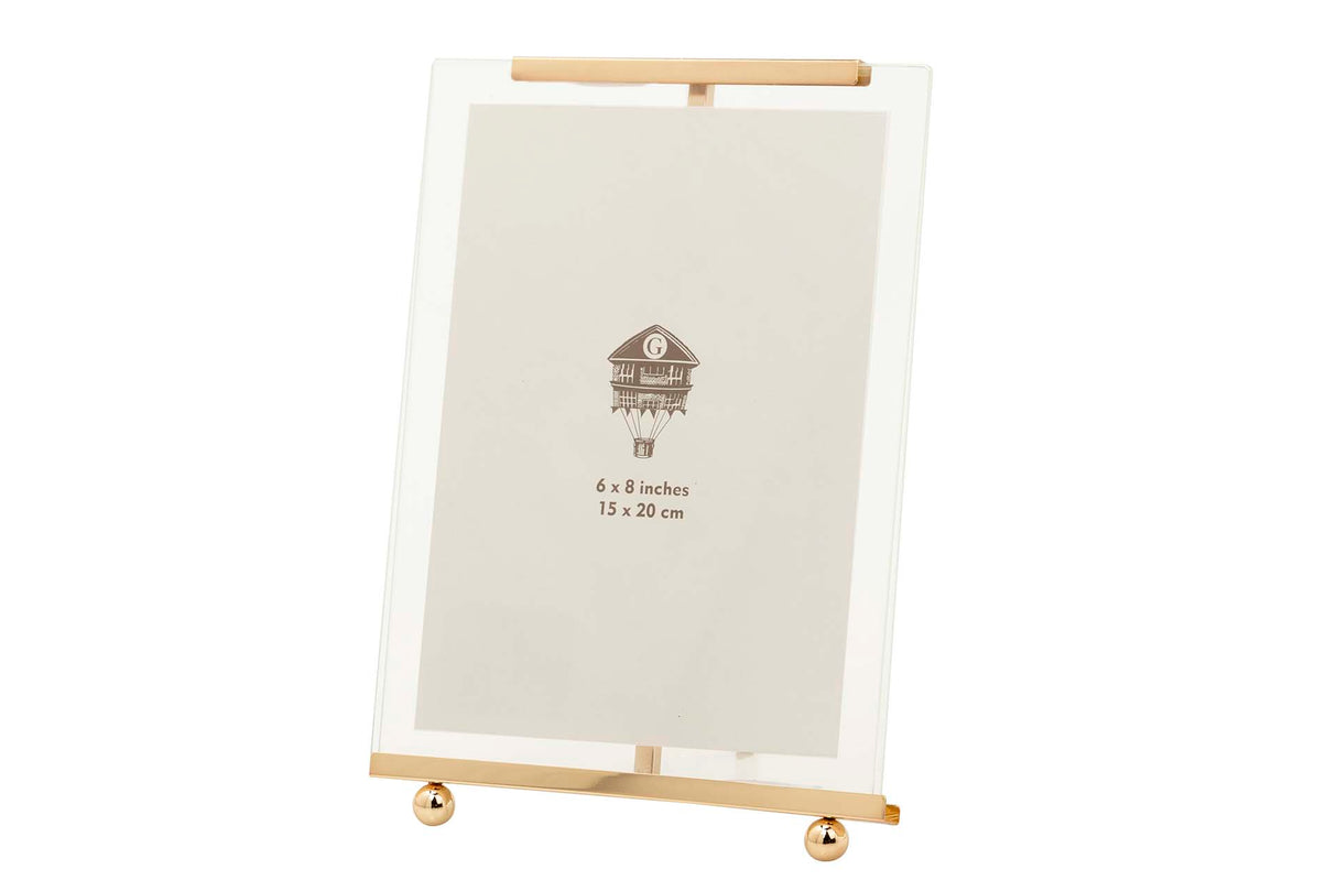 PORTAFOTOS METAL DORADO 15x20 CM