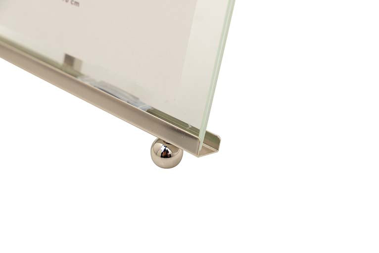 PORTAFOTOS METAL PLATEADO 10x15 CM