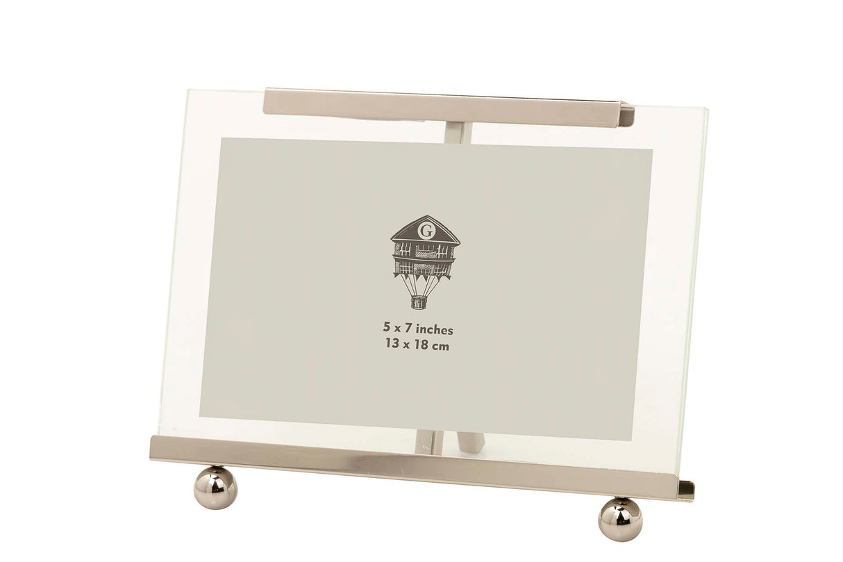 PORTAFOTOS METAL PLATEADO 13x18 CM