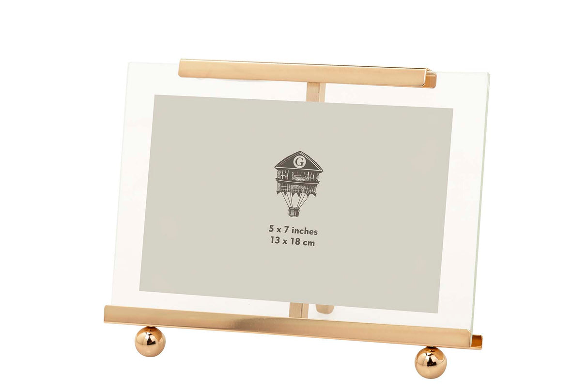 PORTAFOTOS METAL DORADO 13x18 CM