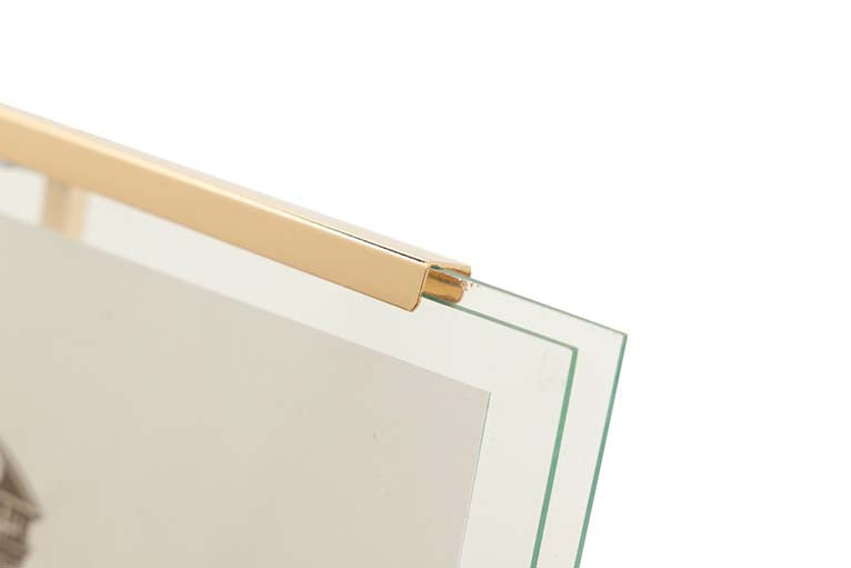 PORTAFOTOS METAL DORADO 15x20 CM