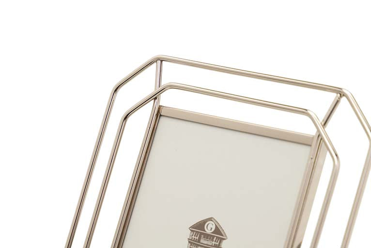 PORTAFOTOS METAL PLATEADO 13x18 CM