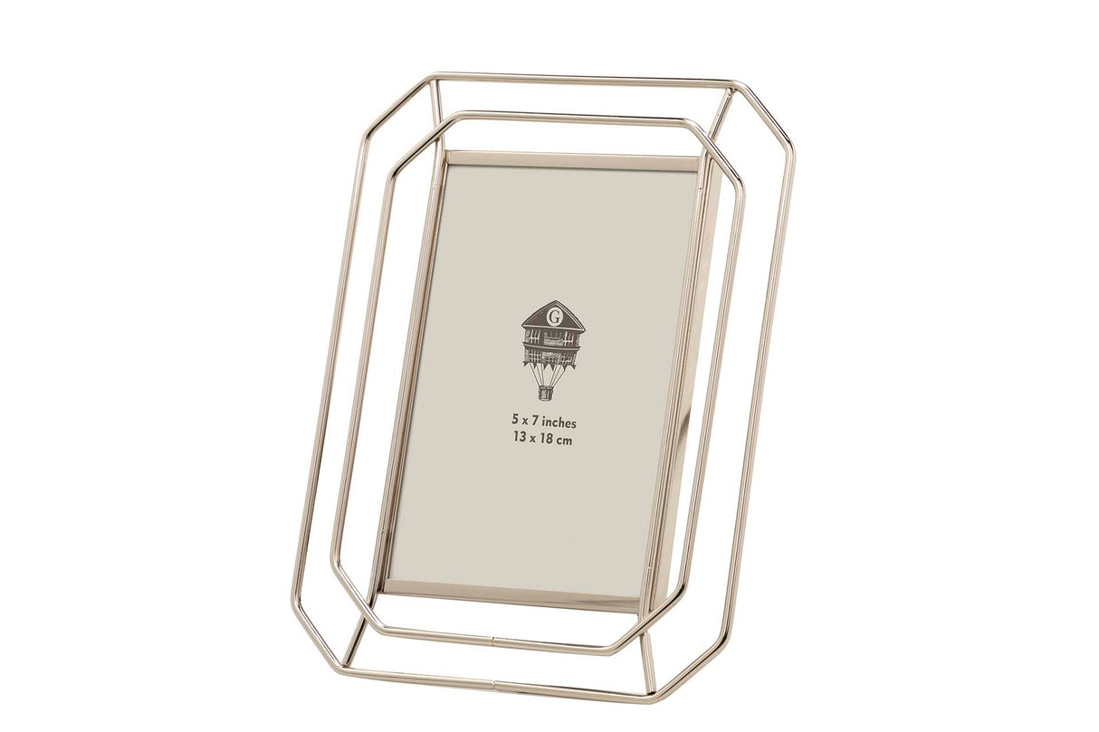 PORTAFOTOS METAL PLATEADO 13x18 CM