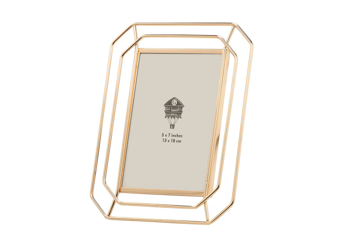 PORTAFOTOS METAL DORADO 13x18 CM