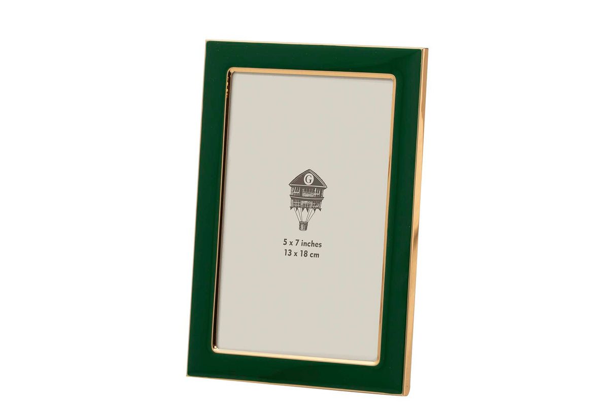 PORTAFOTOS METAL VERDE 13x18 CM