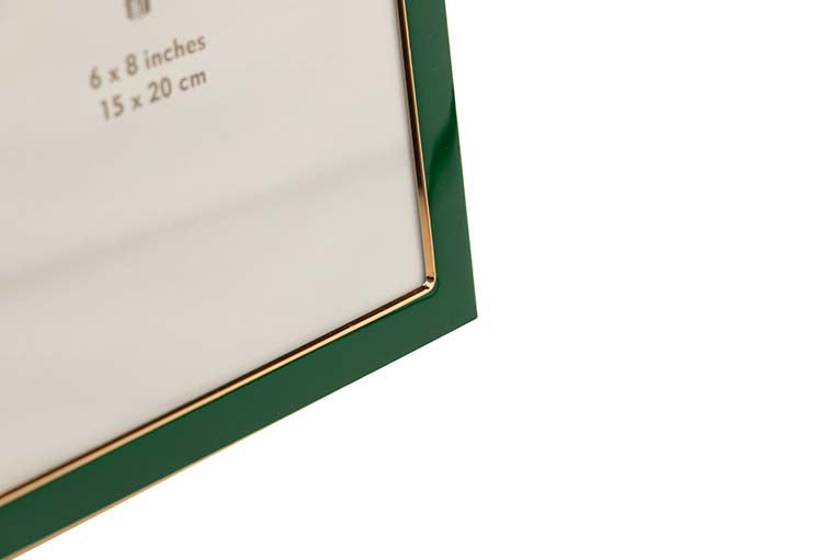 PORTAFOTOS METAL VERDE 15x20 CM
