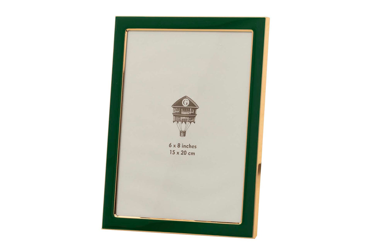 PORTAFOTOS METAL VERDE 15x20 CM