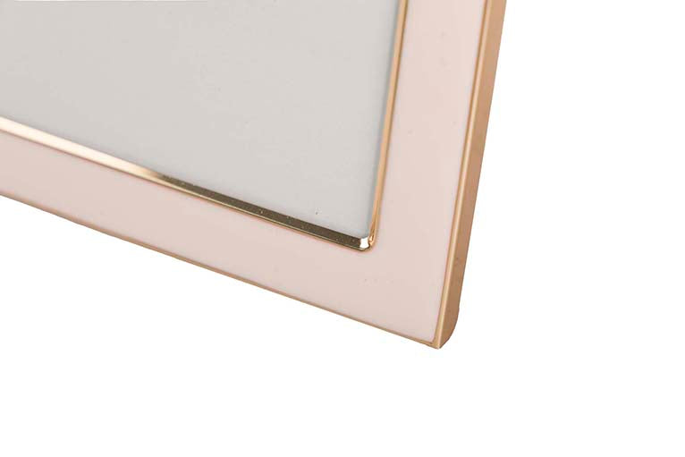 PORTAFOTOS METAL ROSA 10x15 CM