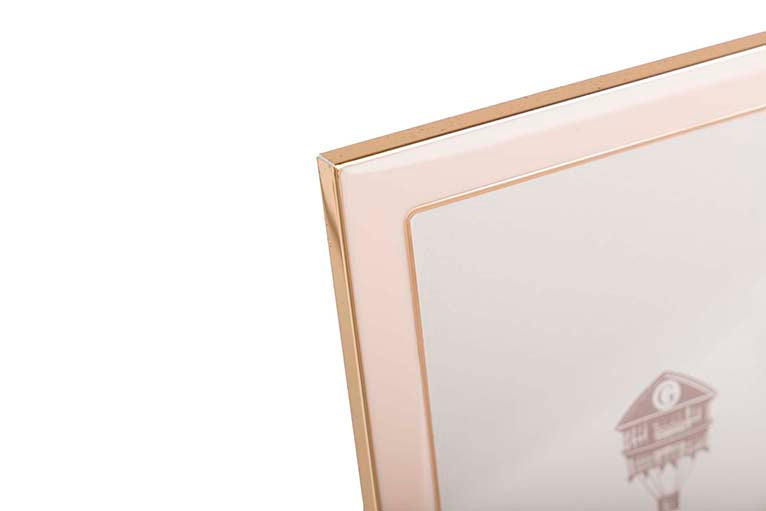 PORTAFOTOS METAL ROSA 13x18 CM