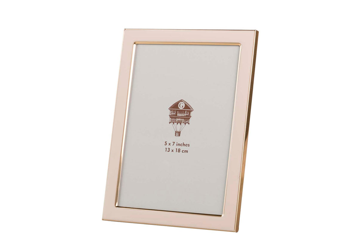 PORTAFOTOS METAL ROSA 13x18 CM