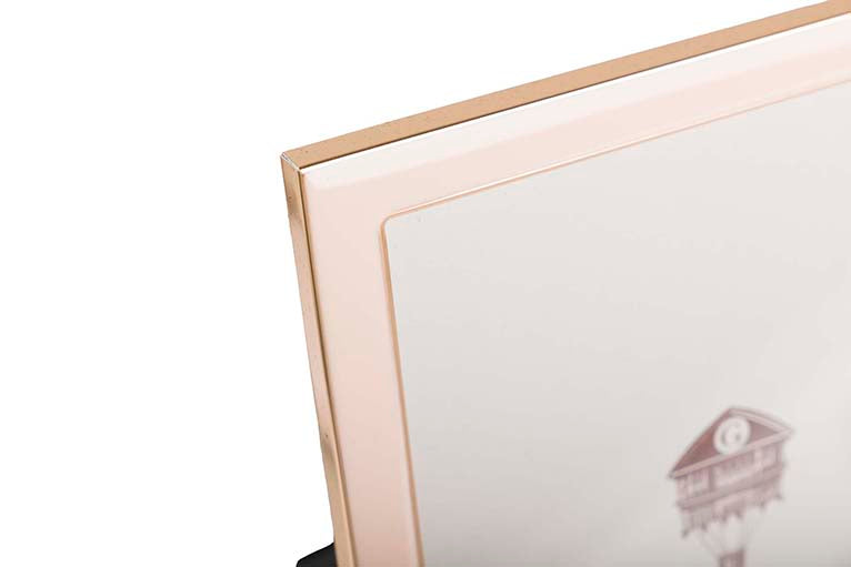 PORTAFOTOS METAL ROSA 15x20 CM