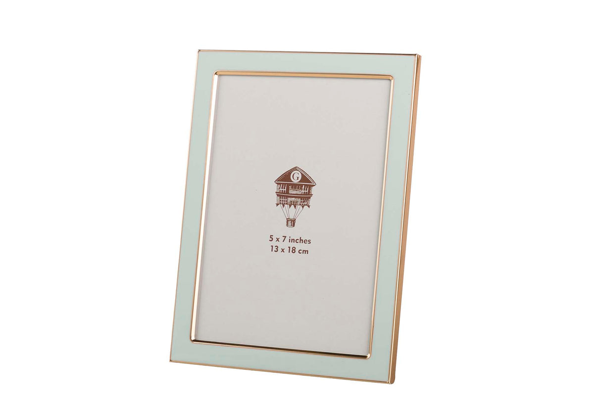 PORTAFOTOS METAL VERDE 13x18 CM