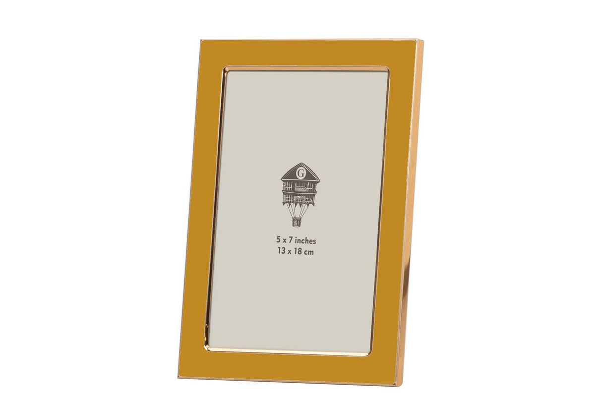 PORTAFOTOS METAL NARANJA 13x18 CM