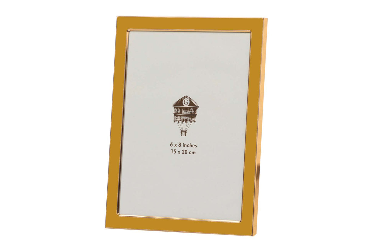 PORTAFOTOS METAL NARANJA 15x20 CM