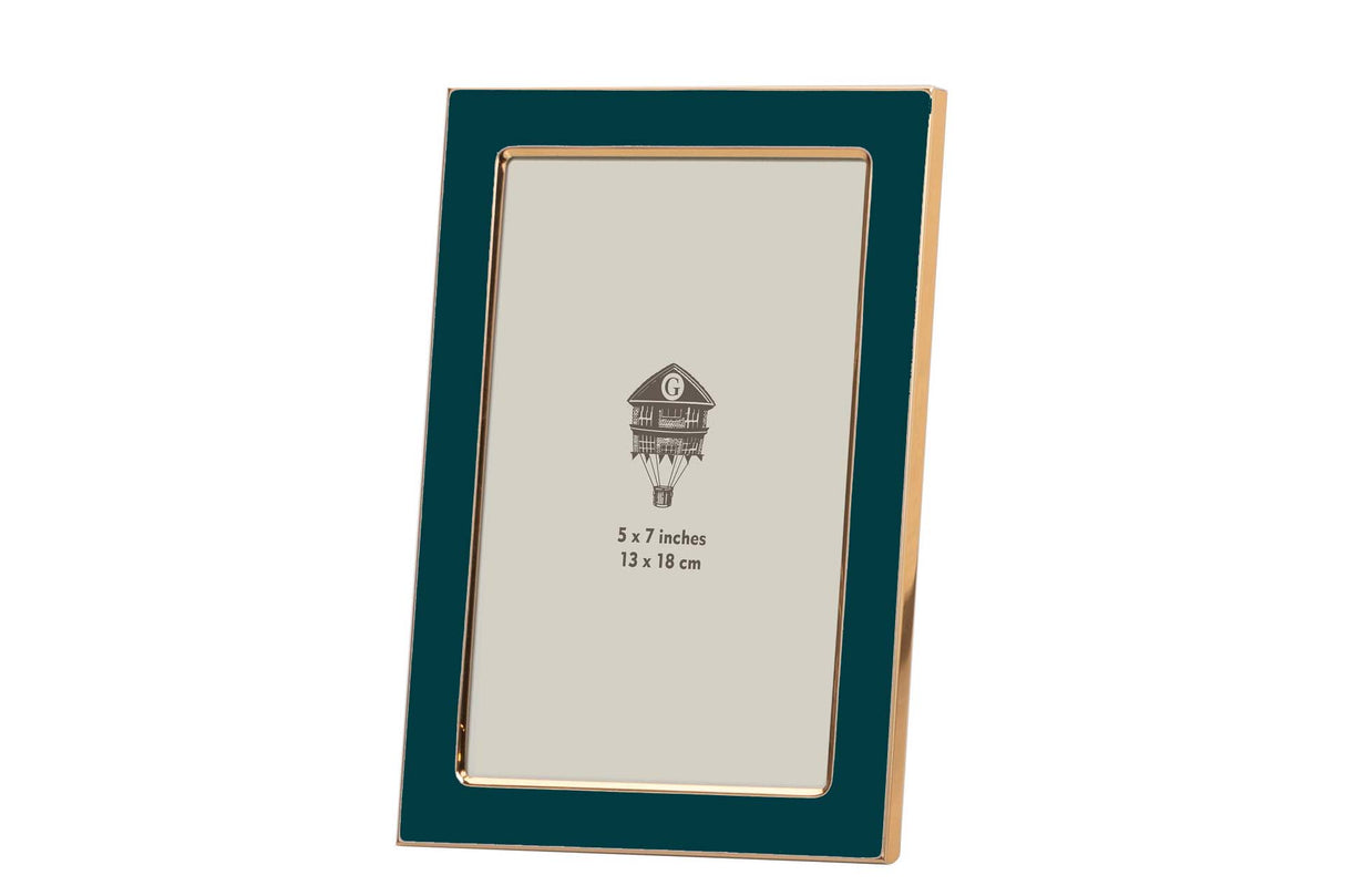 PORTAFOTOS METAL VERDE 13x18 CM