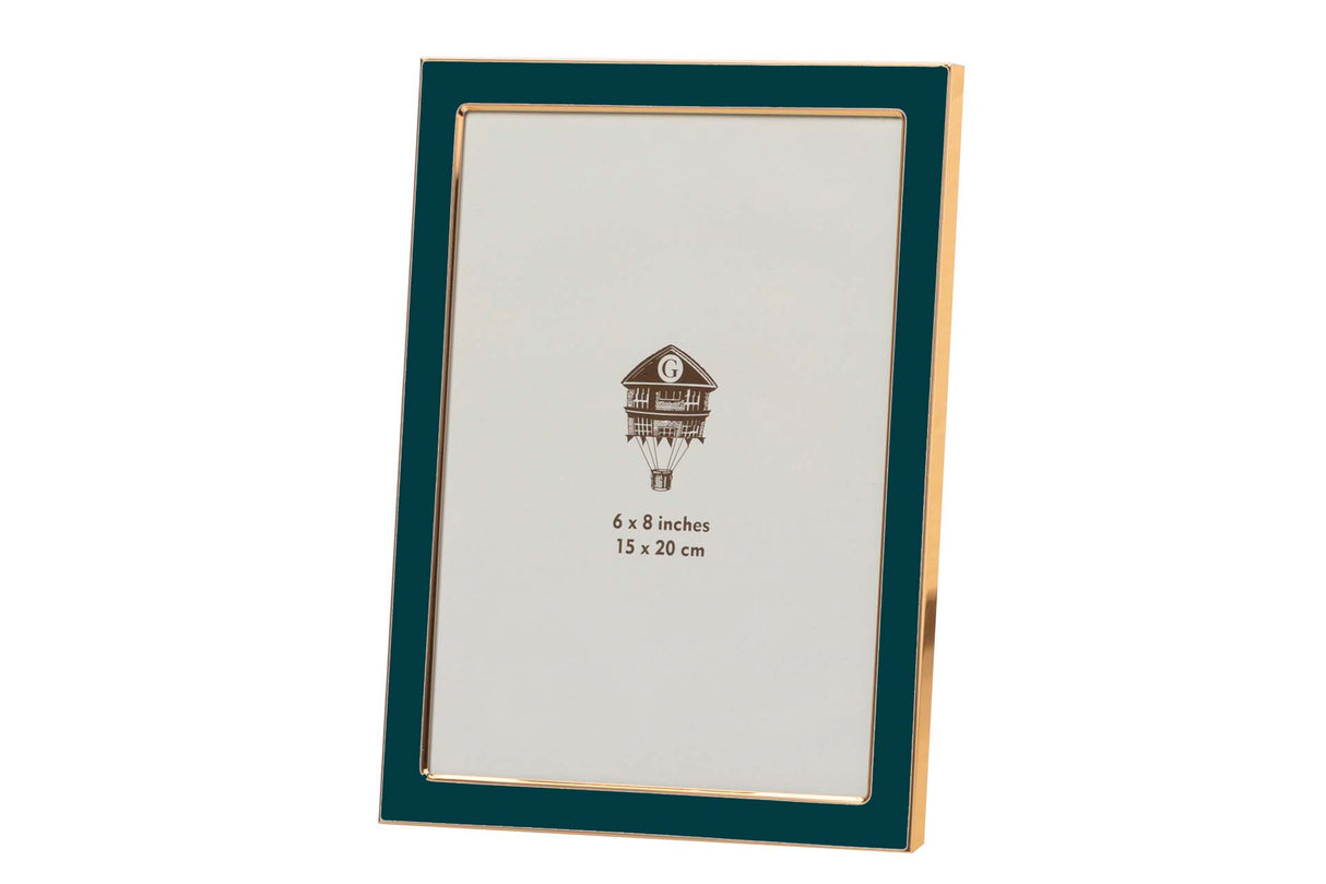 PORTAFOTOS METAL VERDE 15x20 CM