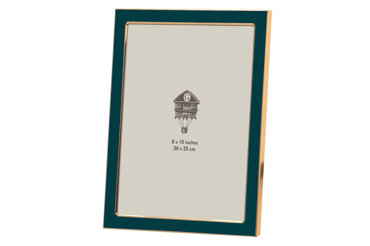 PORTAFOTOS METAL VERDE 20x25 CM