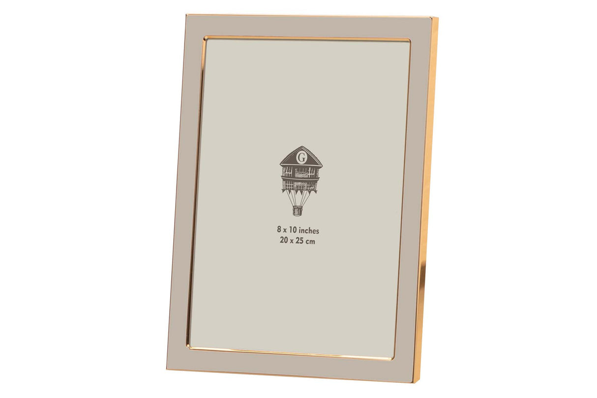 PORTAFOTOS METAL BEIGE 20x25 CM