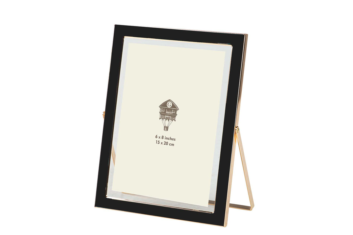 PORTAFOTOS METAL NEGRO 15x20 CM