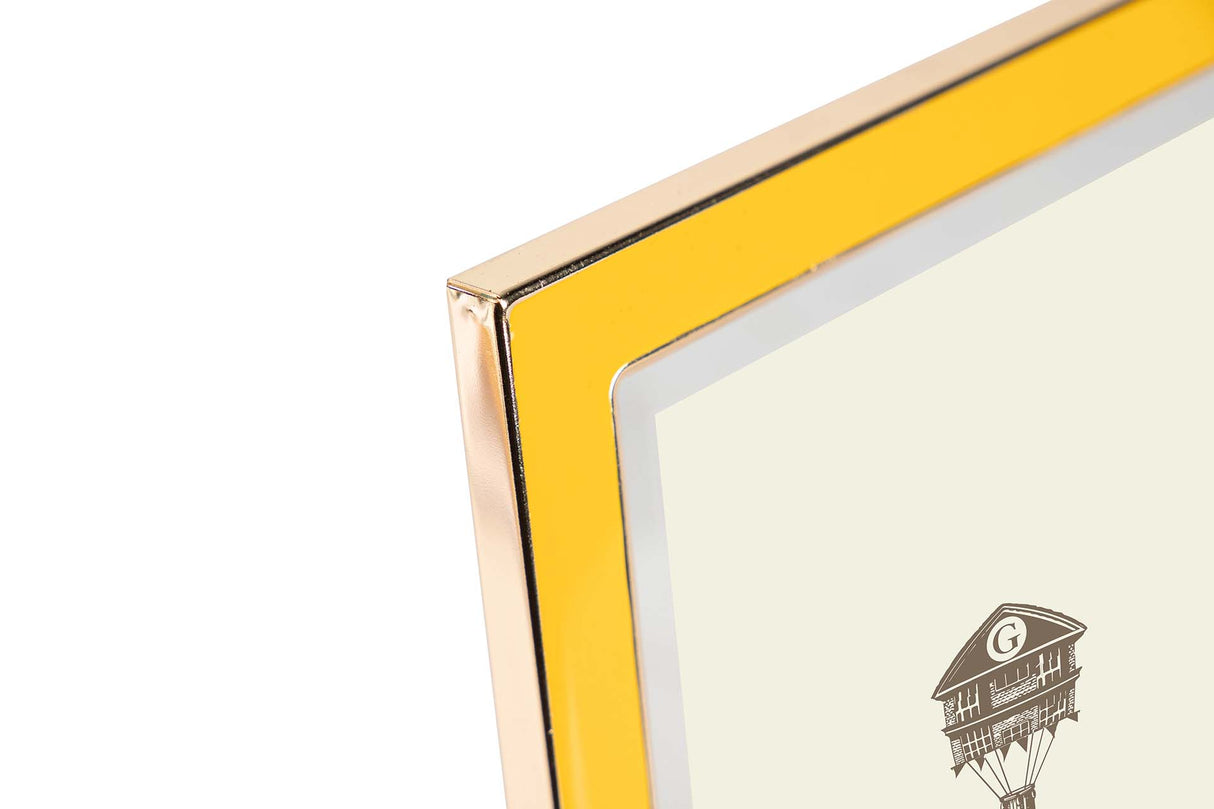 PORTAFOTOS METAL AMARILLO 10x15 CM