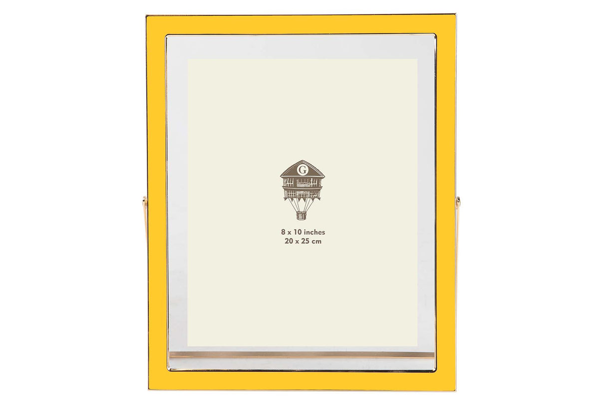 PORTAFOTOS METAL AMARILLO 20x25 CM