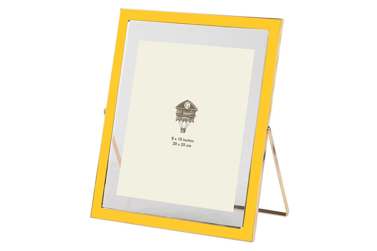PORTAFOTOS METAL AMARILLO 20x25 CM