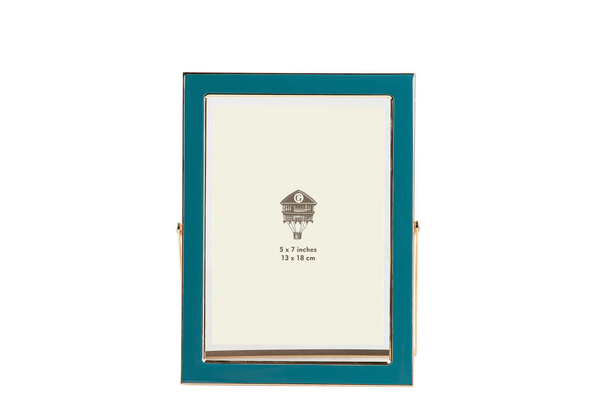 PORTAFOTOS METAL AZUL 13x18 CM