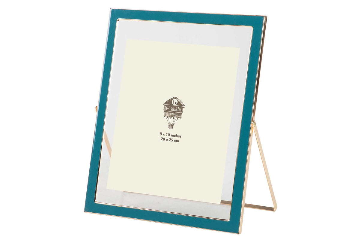 PORTAFOTOS METAL AZUL 20x25 CM