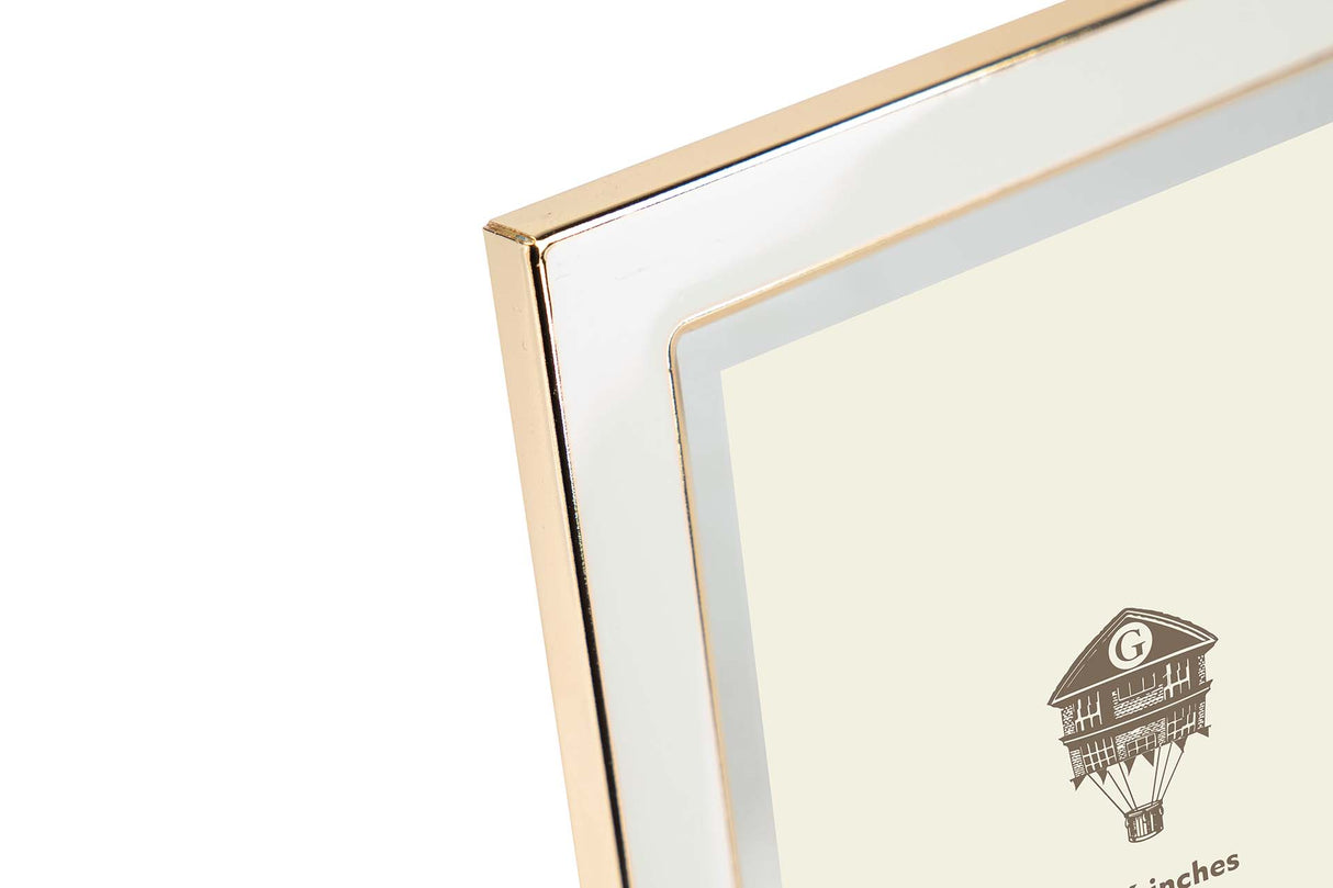 PORTAFOTOS METAL BLANCO 10x15 CM