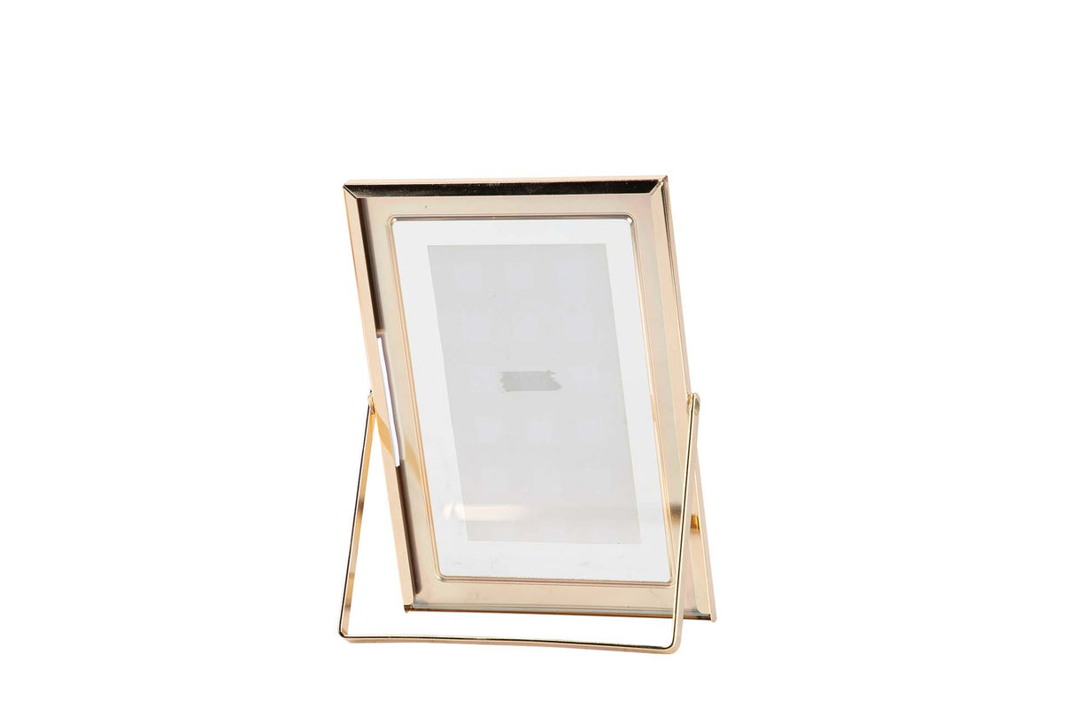 PORTAFOTOS METAL ROSA 10x15 CM