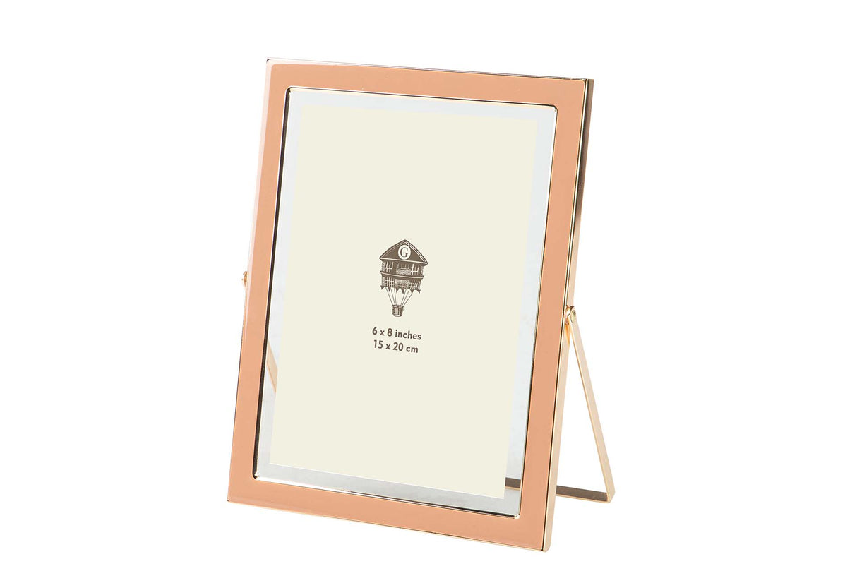 PORTAFOTOS METAL ROSA 15x20 CM