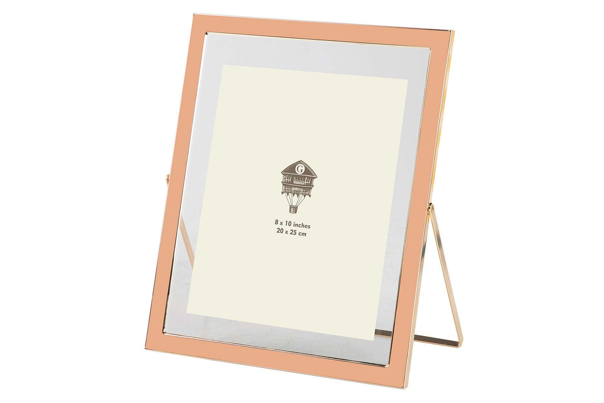 PORTAFOTOS METAL ROSA 20x25 CM