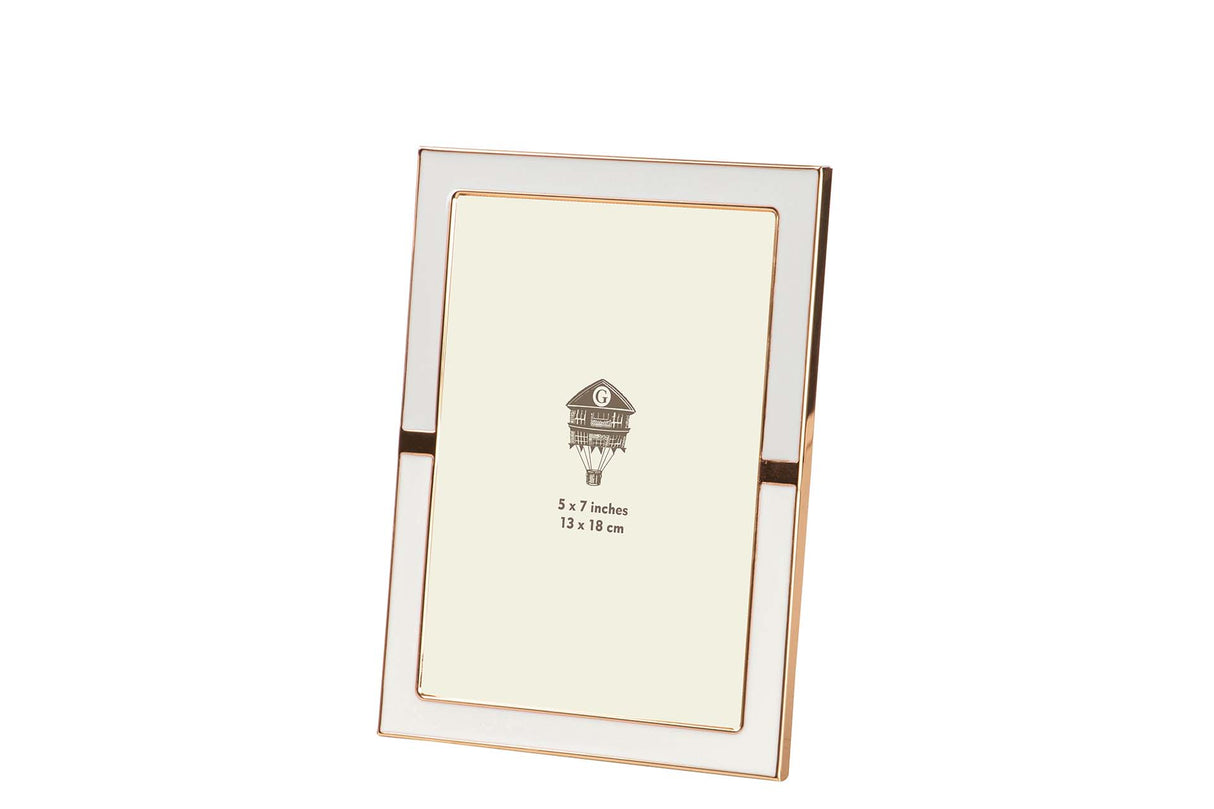 PORTAFOTOS METAL BEIGE 13x18 CM