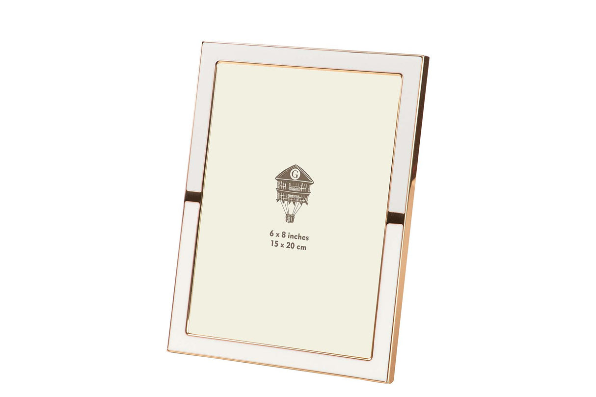 PORTAFOTOS METAL BEIGE 15x20 CM