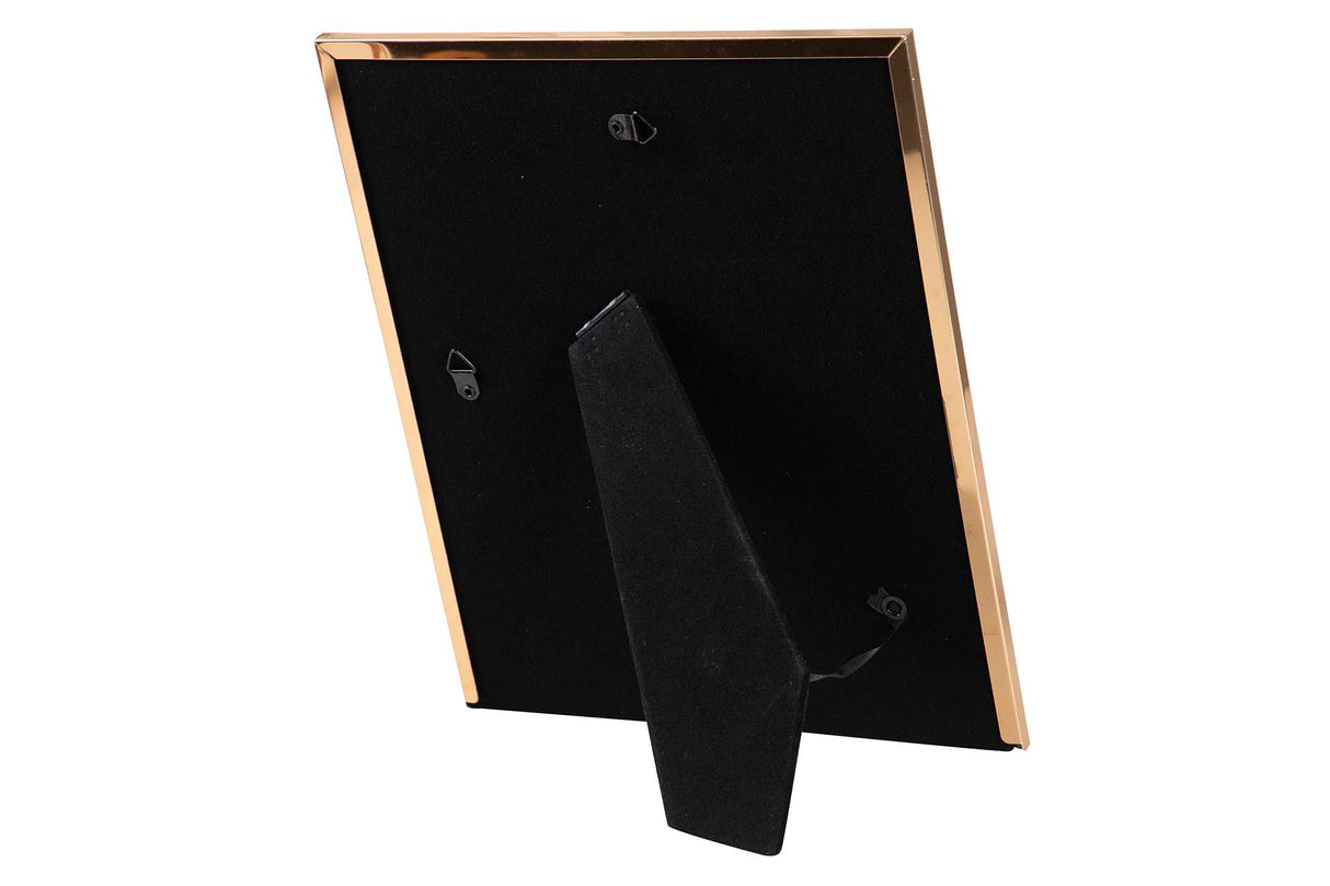 PORTAFOTOS METAL BLANCO NEGRO 20x25 CM