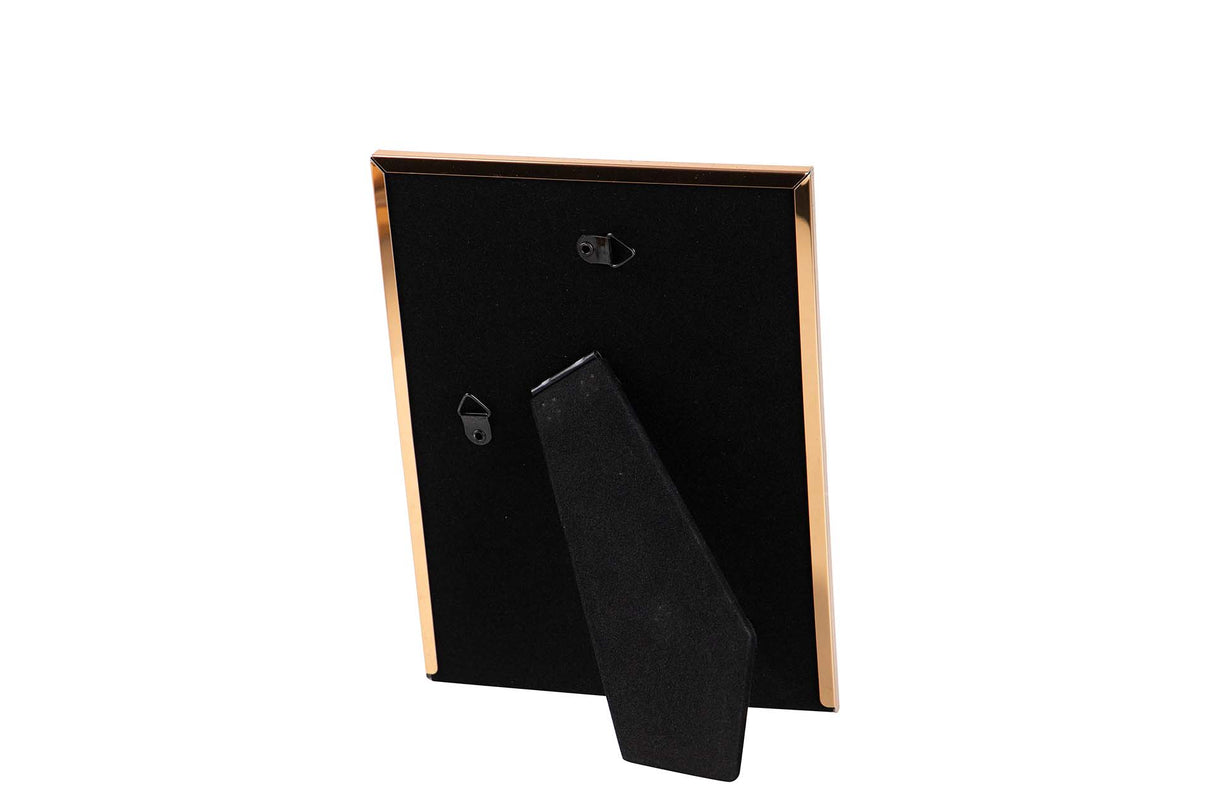 PORTAFOTOS METAL MARRON BEIGE 13x18 CM