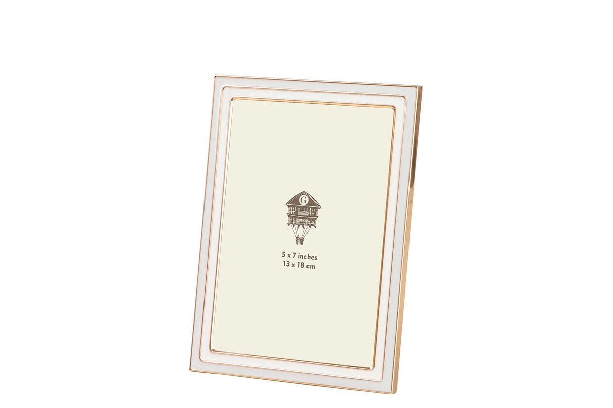 PORTAFOTOS METAL MARRON BEIGE 13x18 CM