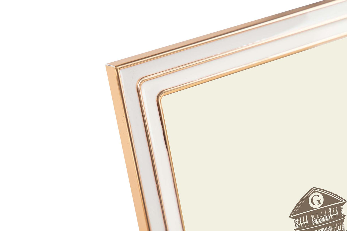 PORTAFOTOS METAL MARRON BEIGE 15x20 CM