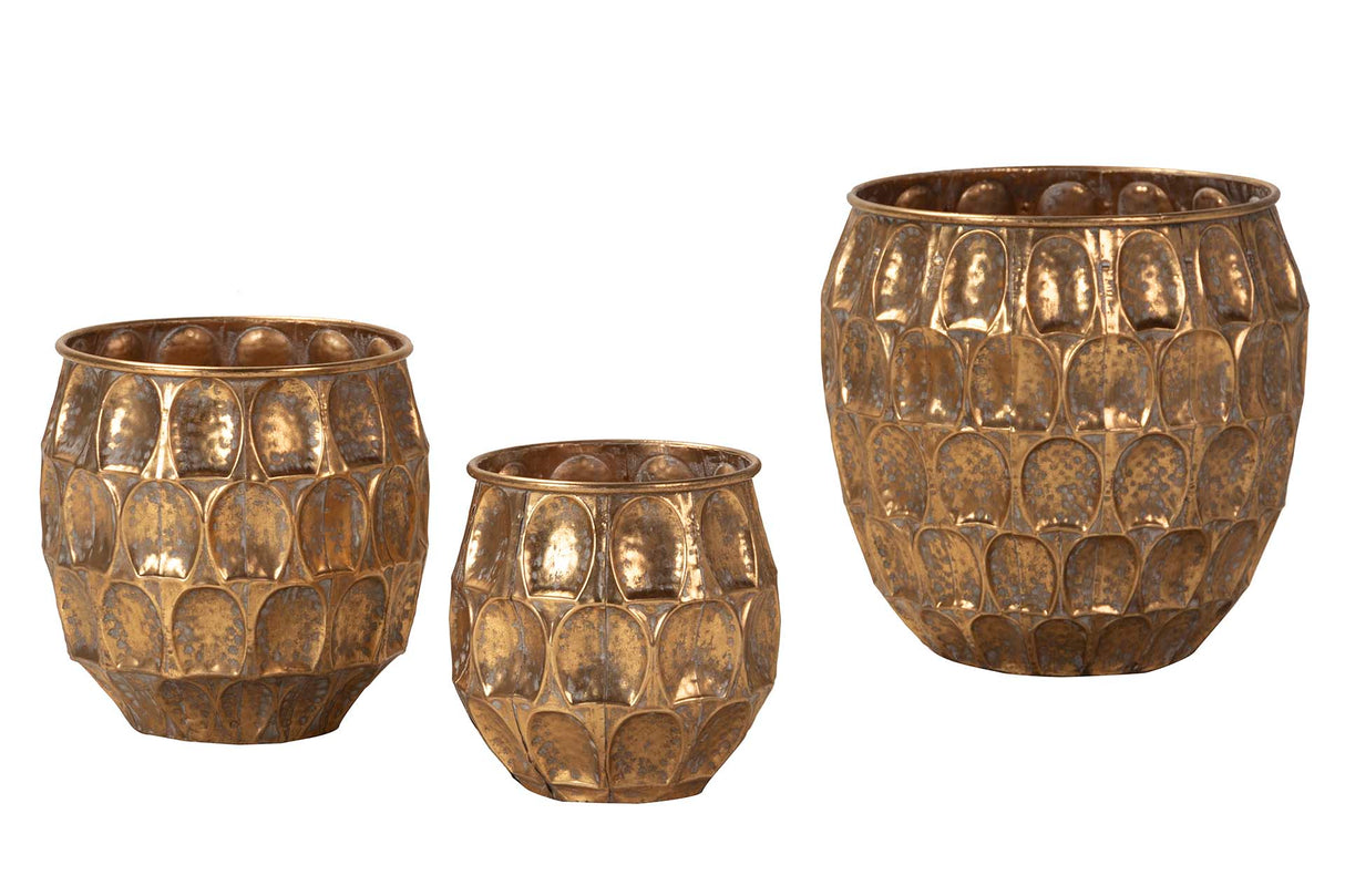 Set 3 Metteros Metal 38x38x37 30x30x29 23x23x24 cm