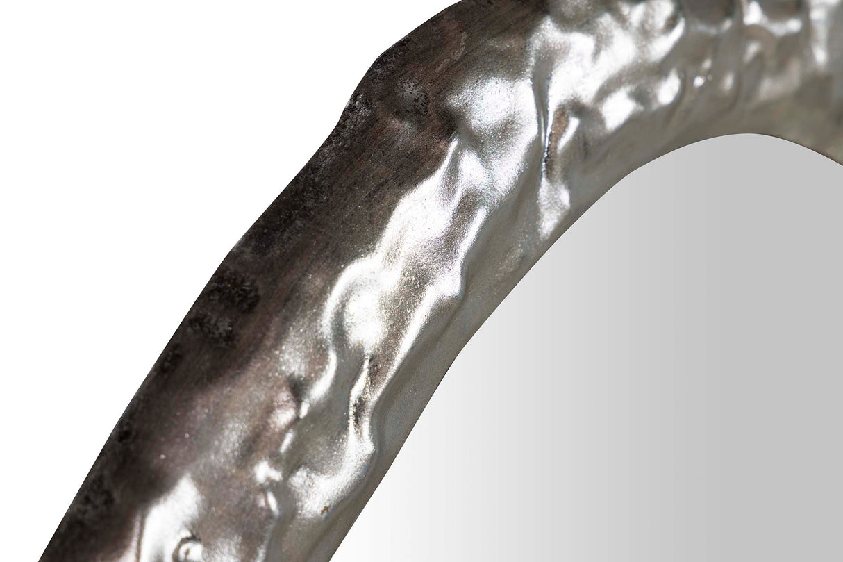 ESPEJO METAL PLATEADO 53x3x53 CM