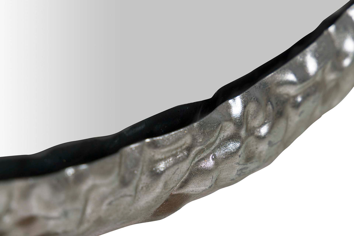 ESPEJO METAL PLATEADO 53x3x57 CM