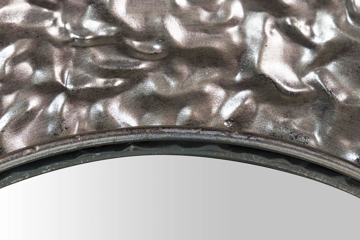 ESPEJO METAL PLATEADO 71x4x74 CM